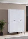 White Genç Odası 3 Kapılı Dolap