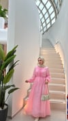 Alaçatı elbise pembe 