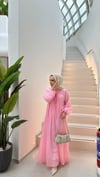 Alaçatı elbise pembe 