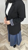 Asya etek lacivert 