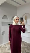 Beren elbise bordo 