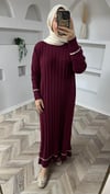 Beren elbise bordo 