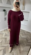 Beren elbise bordo 