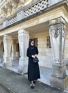 CEKETLİ ELBİSE SİYAH