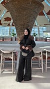 Desenli kürklü takım 