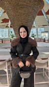Desenli kürklü takım 