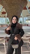 Desenli kürklü takım 