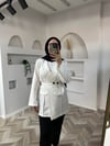 Enna tasarım ceket beyaz 
