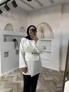 Enna tasarım ceket beyaz 
