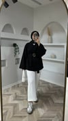 Giza kimono ceket siyah 