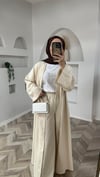 Keten kimono pantolon takım 