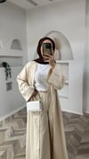 Keten kimono pantolon takım 