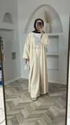 Keten kimono pantolon takım 