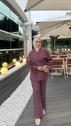 Lale modal takım gül kurusu 