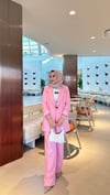 Liva ceket takım pembe 
