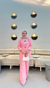 Liva ceket takım pembe 