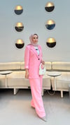 Liva ceket takım pembe 