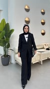 Liva ceket takım siyah 