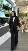 Liva ceket takım siyah 