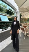 Liva ceket takım siyah 