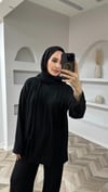 Marina atkılı takım siyah