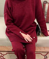 Marina triko takım bordo 