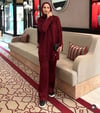 Marina triko takım bordo 
