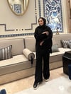 Marina triko takım siyah 
