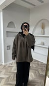 Mira keçe tunik kahve 