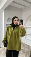 Mira keçe tunik yeşil 