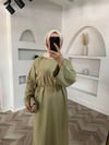 Moda elbise Çağla yeşil