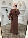 Moda elbise kahve 