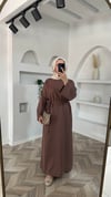 Moda elbise kahve 