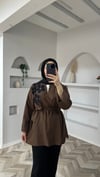 Nilda gömlek kahve 