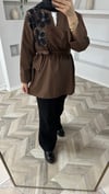 Nilda gömlek kahve 
