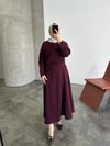 OLA ELBİSE BORDO 