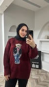 Sale kazak bordo 