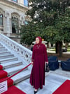 SANDY ELBİSE BORDO