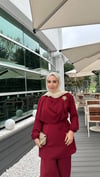 Sıla takım bordo 