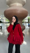 Simay hırka kırmızı 