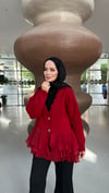 Simay hırka kırmızı 