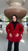 Simay hırka kırmızı 