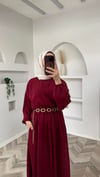 Su etek takım bordo 