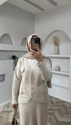 Suen triko takım bej 
