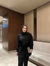 TASARIM PÜSKÜL GÖMLEK SİYAH