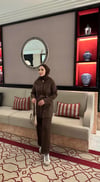 Tasarım Tüvit ceket kahve ön sipariş 