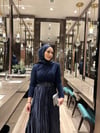 TAŞLI ETEK LACİVERT 