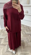 Tomi sandy takım bordo 