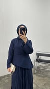 ZENA KETEN ETEK TAKIM LACİVERT 
