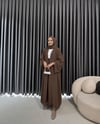 Zilan abaya acı kahve 